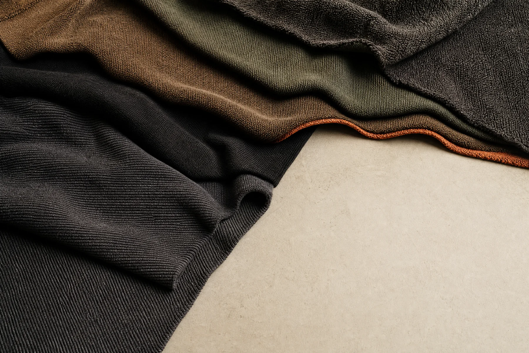 Kinetix fabric study for the Fall 2026 wholesale collection